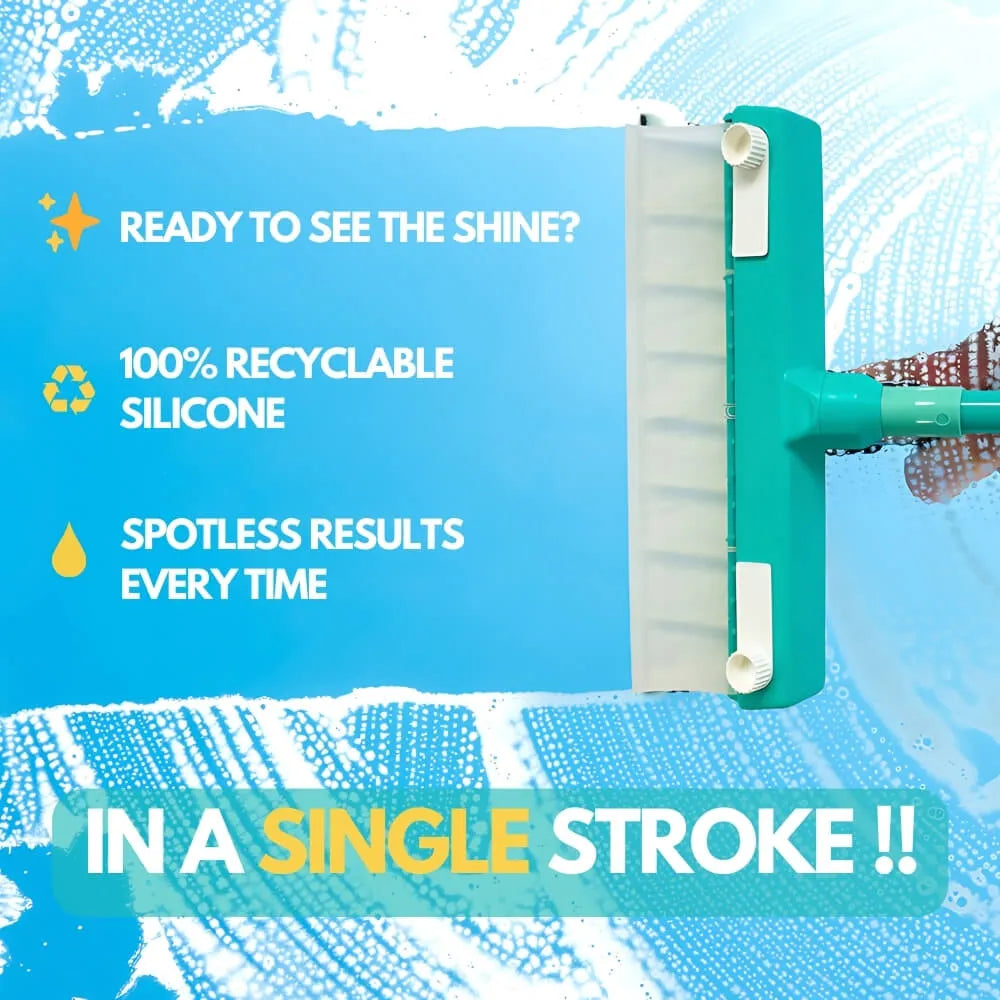 Alisanda™⭐⭐⭐ Final 4 Hours: 67% OFF Recyclable Silicone Window Squeegee Kit