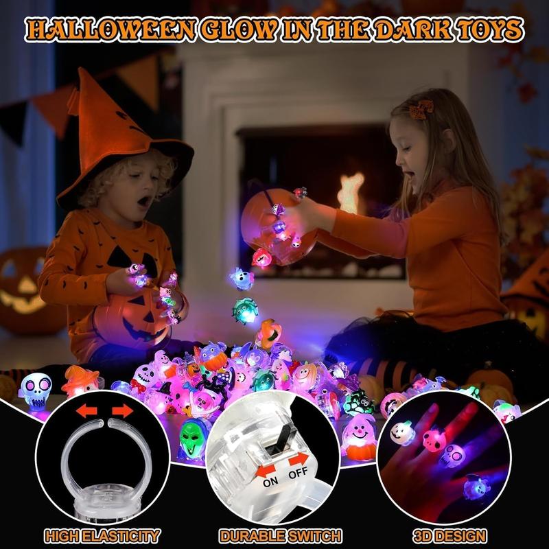 Shining Halloween! LED Halloween Rings — The Perfect Little Gift to Light Up the Holiday!