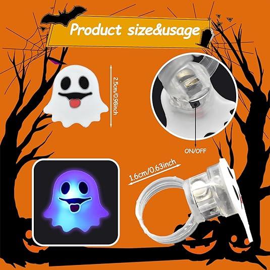 Shining Halloween! LED Halloween Rings — The Perfect Little Gift to Light Up the Holiday!