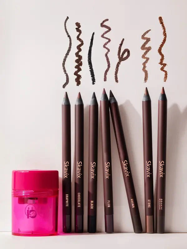 24 HR Waterproof Eyeliner Duo Sharpenable Eye Pencil 2.0