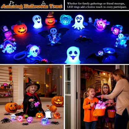 Shining Halloween! LED Halloween Rings — The Perfect Little Gift to Light Up the Holiday!