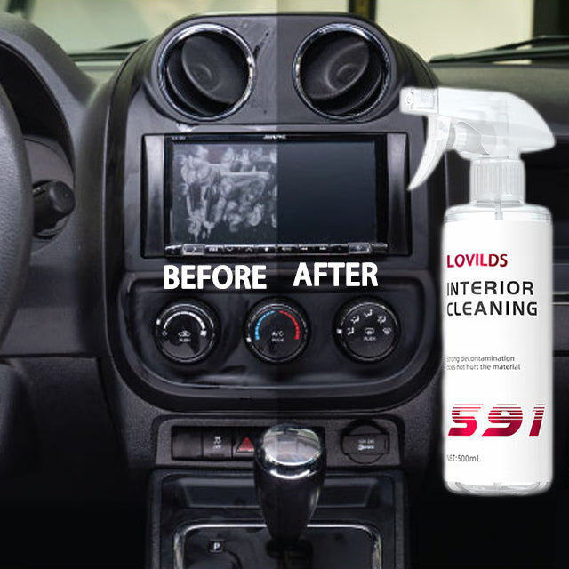 🔥Hot Sale：Premium Car Interior Cleaner – Safe & Streak-Free!
