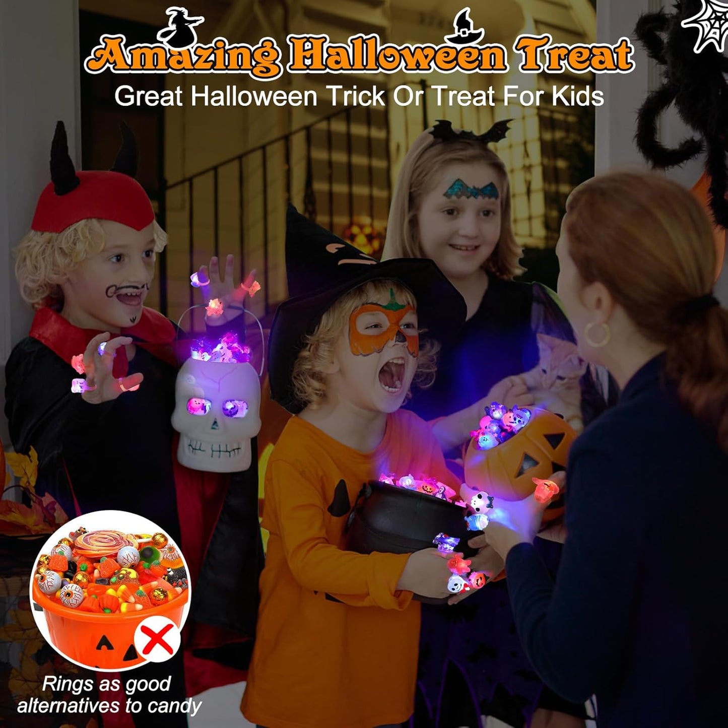 Shining Halloween! LED Halloween Rings — The Perfect Little Gift to Light Up the Holiday!