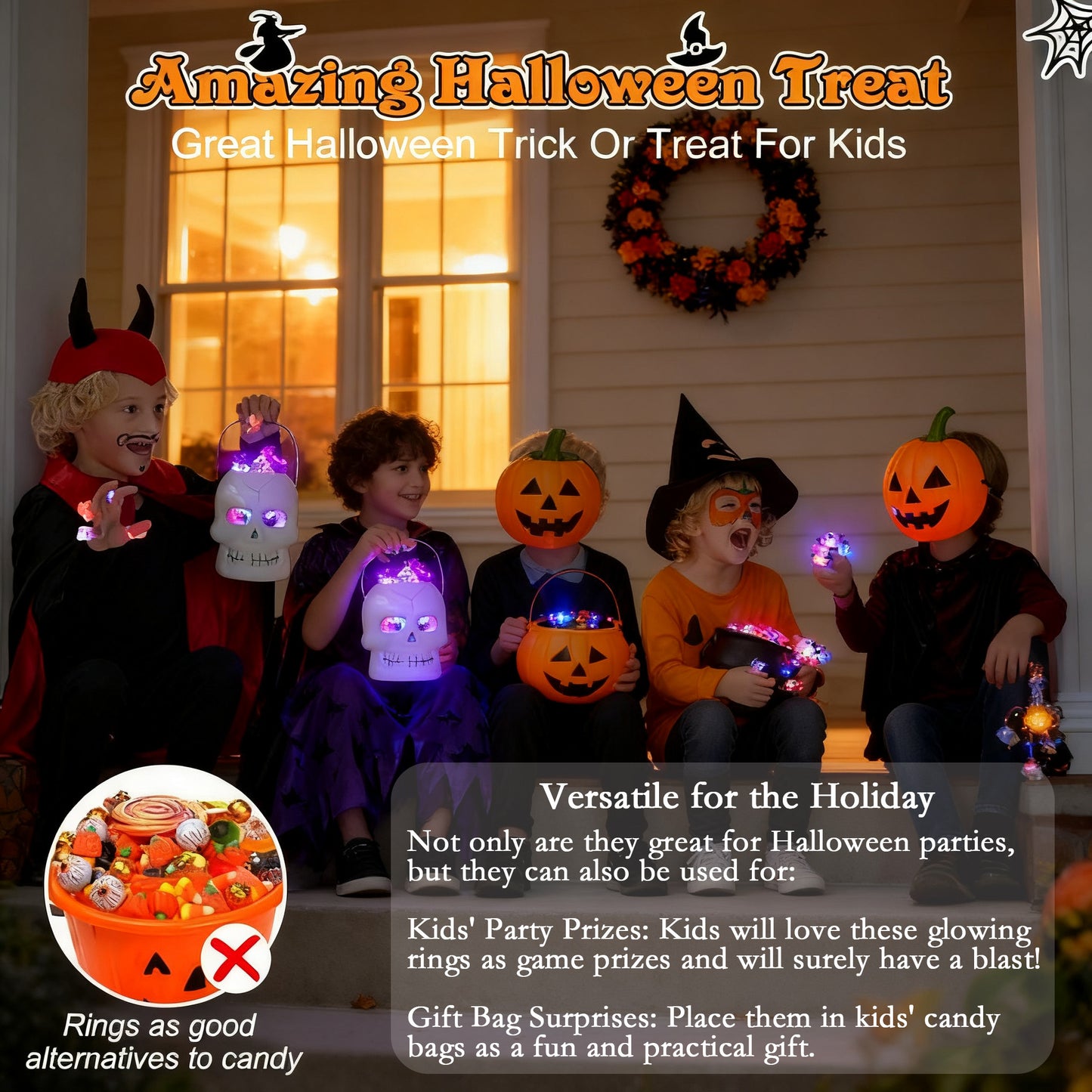 Shining Halloween! LED Halloween Rings — The Perfect Little Gift to Light Up the Holiday!