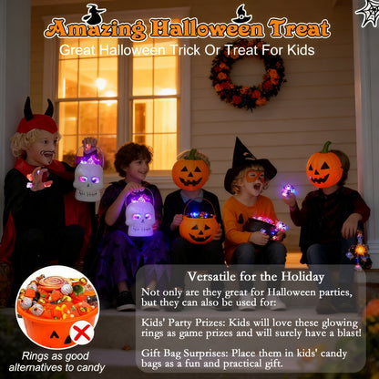 Shining Halloween! LED Halloween Rings — The Perfect Little Gift to Light Up the Holiday!