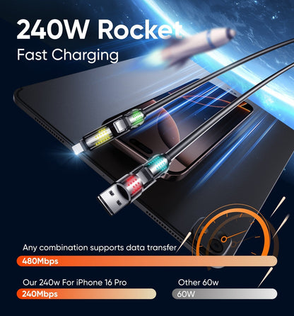 ⚡4-in-1 USB Charging Cable  fast charging
