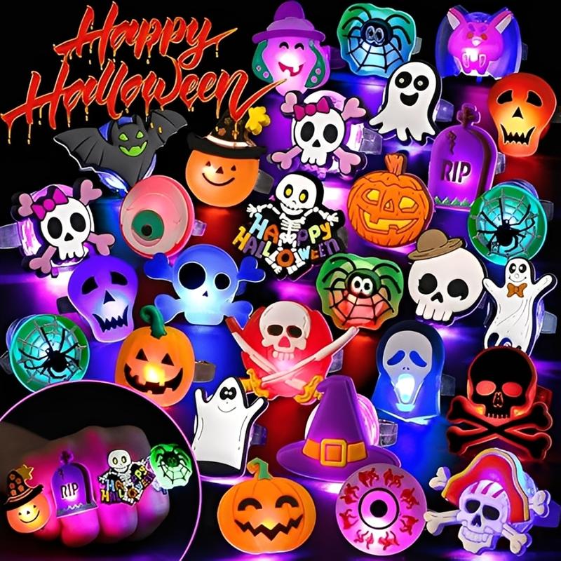 Shining Halloween! LED Halloween Rings — The Perfect Little Gift to Light Up the Holiday!