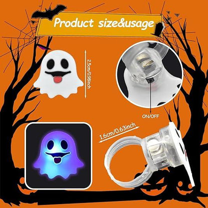 Shining Halloween! LED Halloween Rings — The Perfect Little Gift to Light Up the Holiday!